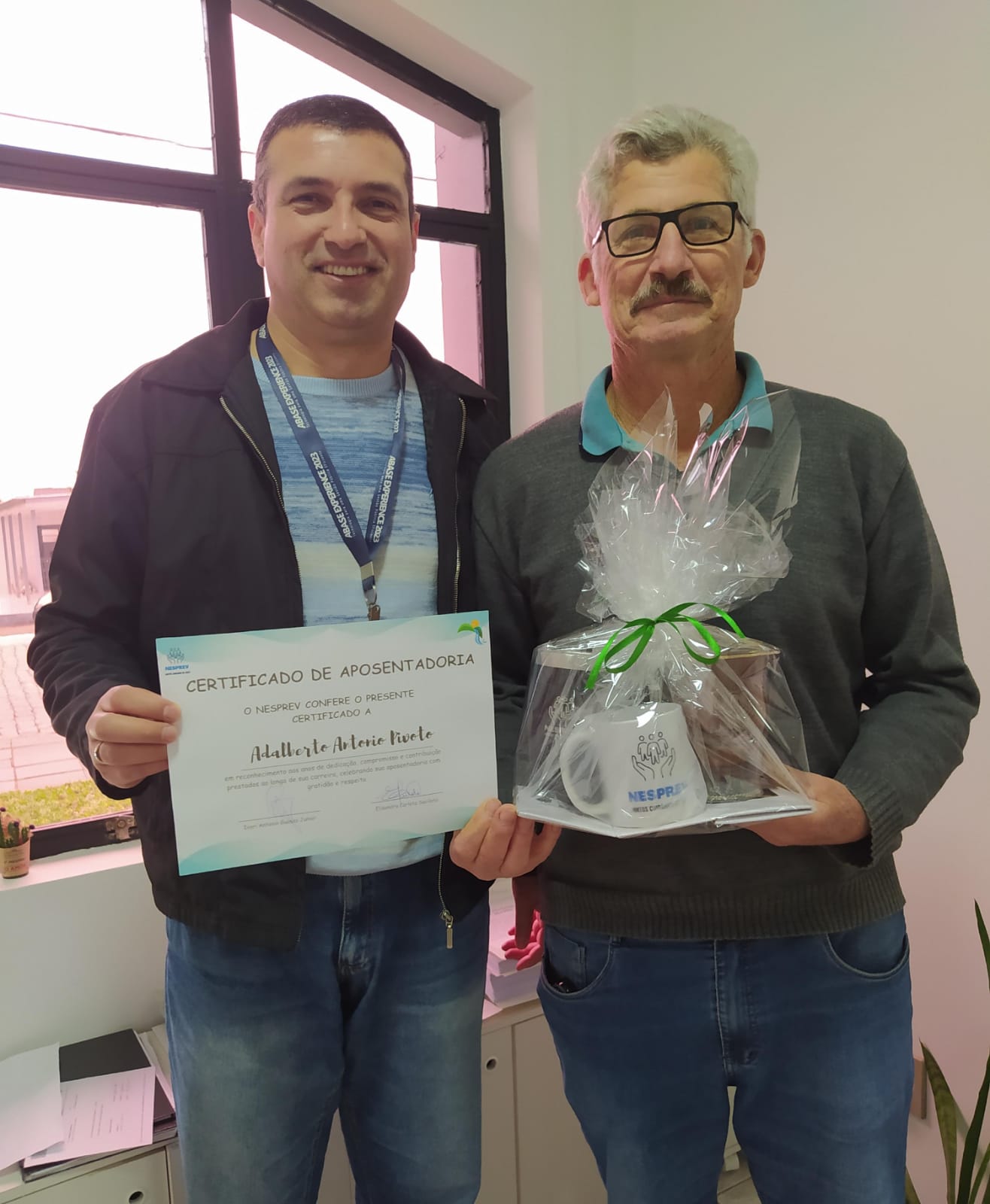  O NESPREV celebra mais uma aposentadoria