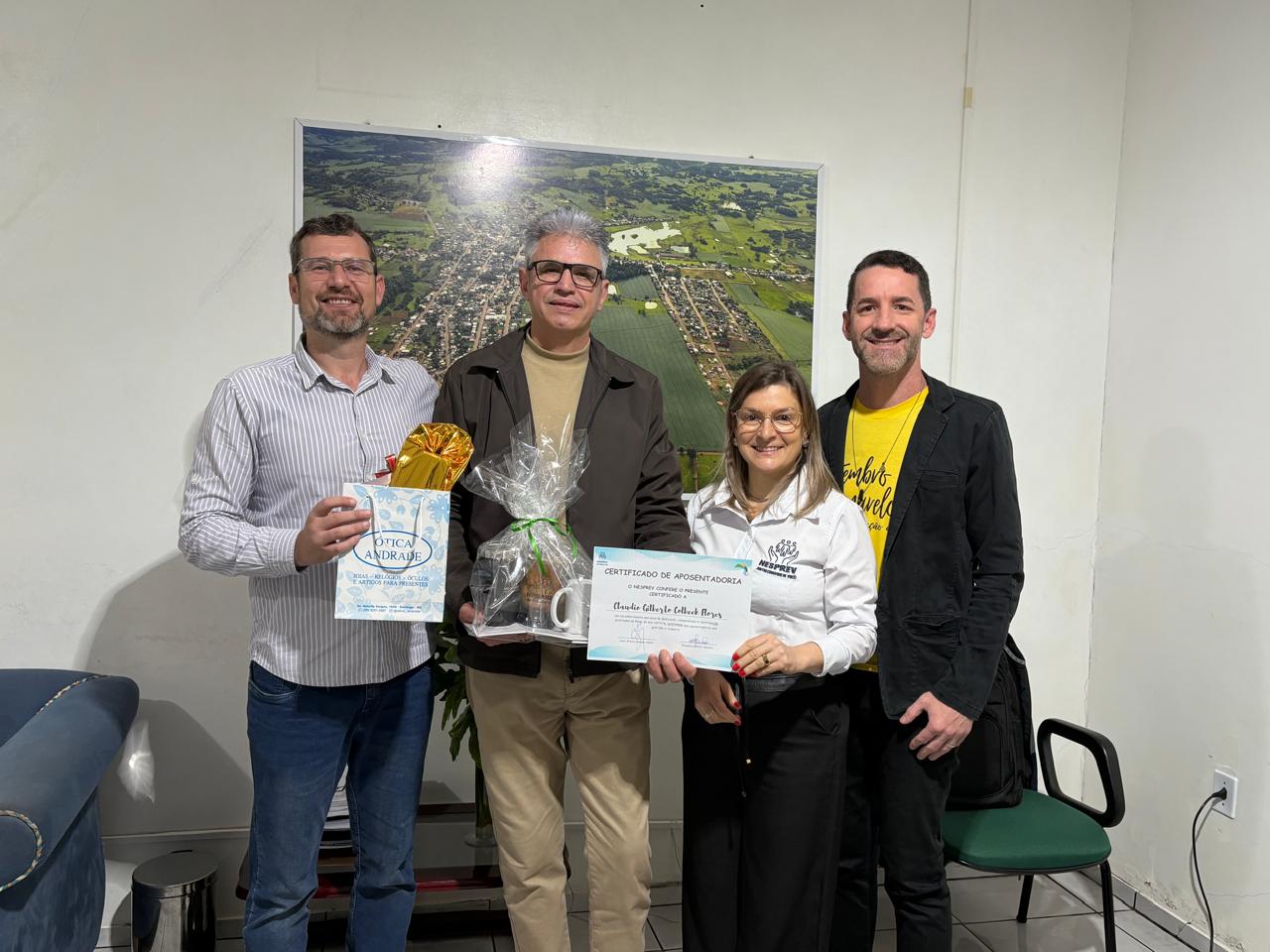 O NESPREV celebra mais uma aposentadoria